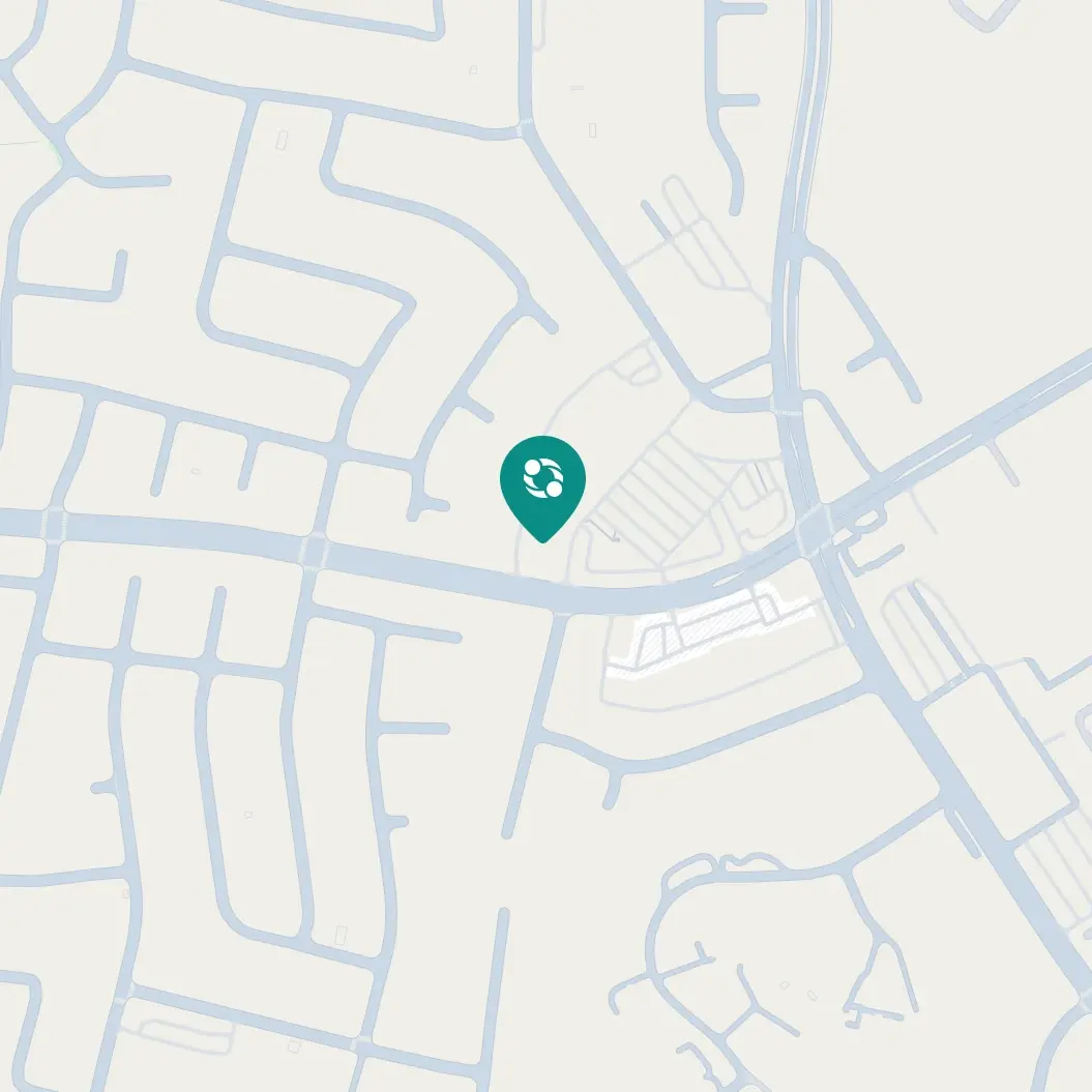 顯示 Clever Care Rowland Heights 社區中心位置的地圖